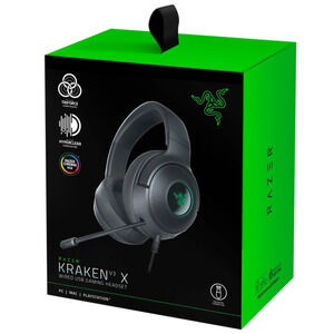 Razer Kraken V3 Wired USB Gaming Headset: Triforce Titanium 50mm Drivers Razer